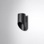 Penza Small Black Wall Washer Lamp, 1 Light, 20cm Height