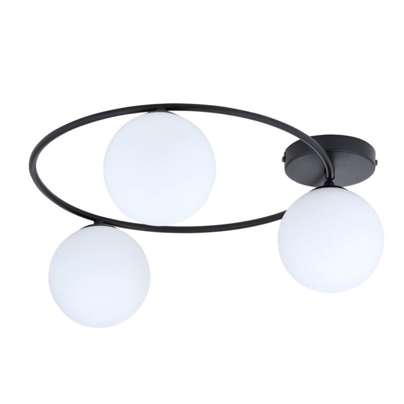 Proa 3 Bl Opal Ceiling Lamp