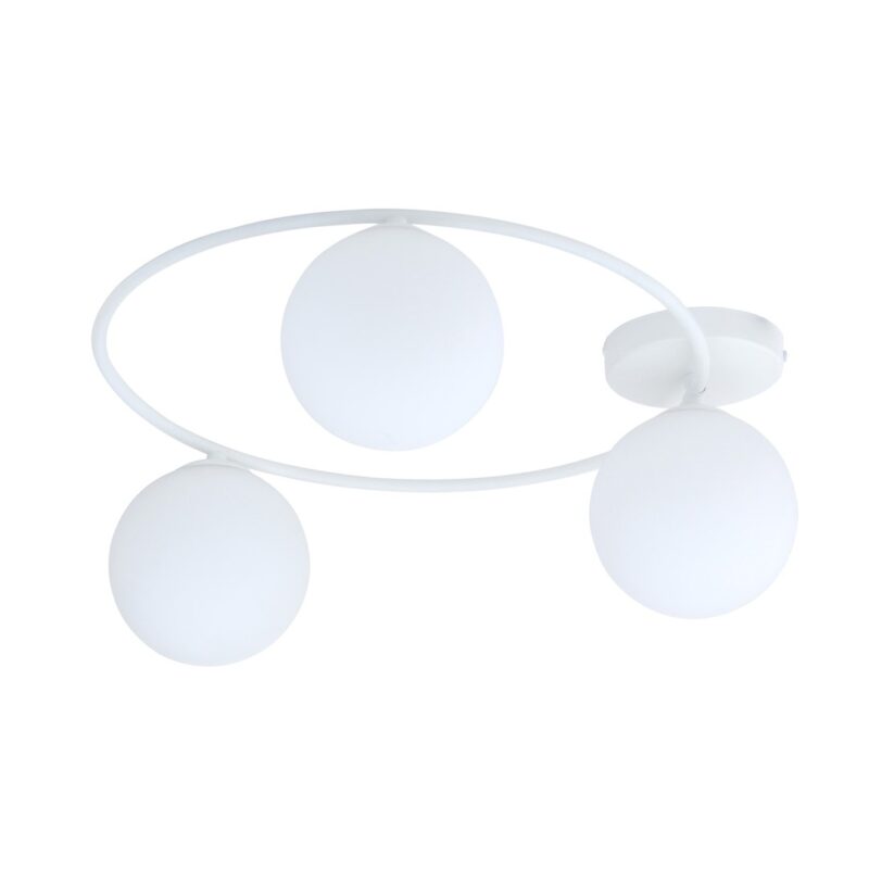 Proa 3 Wh Opal Ceiling Lamp
