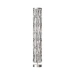 Puntes Chrome Floor lamp, Crystal Glass, Metal, 8 Light, 126.5cm Height