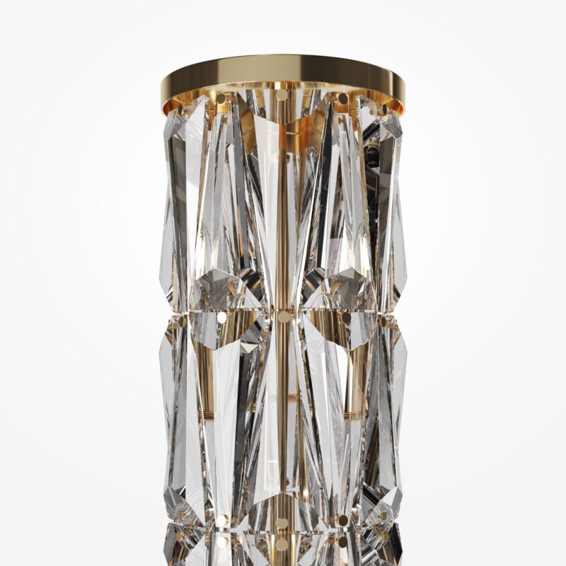 Puntes Gold Floor lamp, Metal Image 7