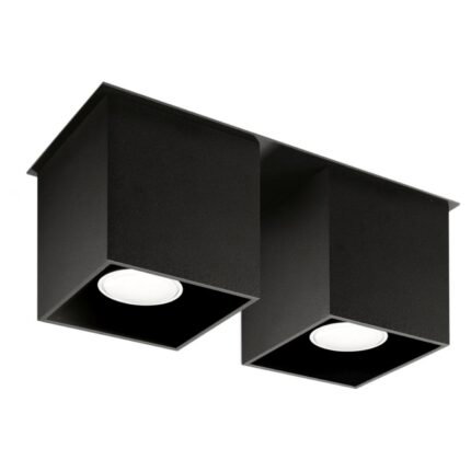 Quad Ceiling lamp 2 black