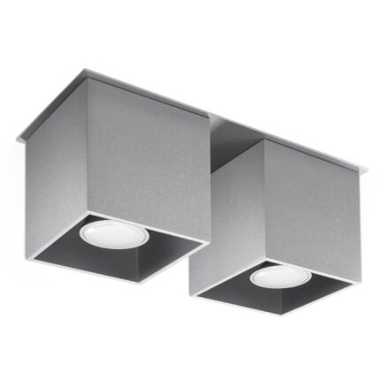 Quad Ceiling lamp 2 grey