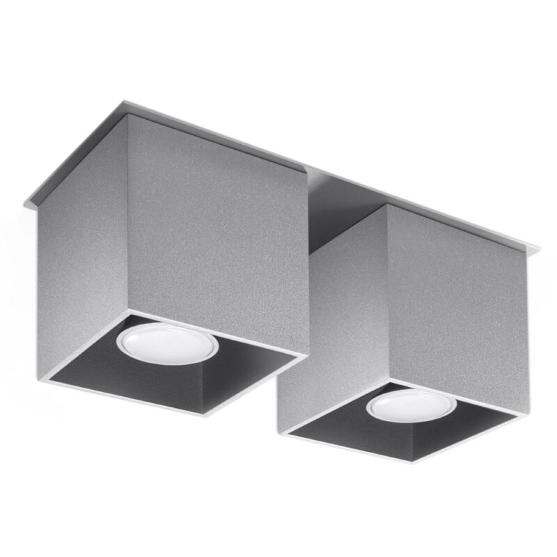 Quad Ceiling lamp 2 grey