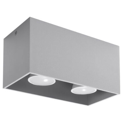 Quad Ceiling lamp grey
