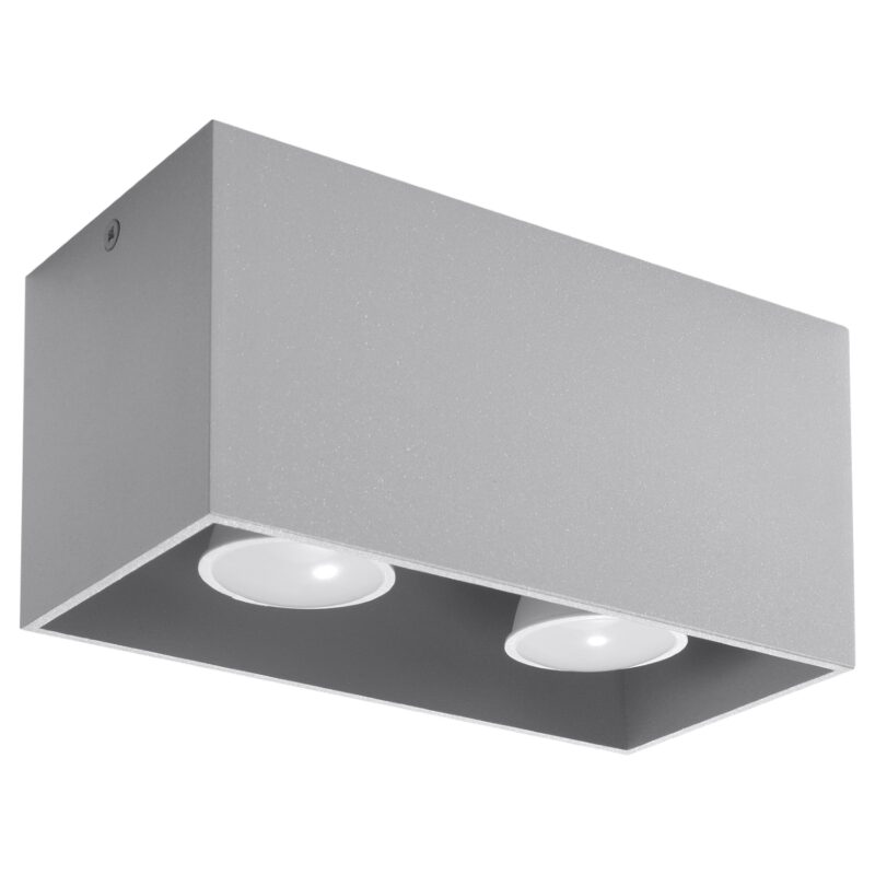 Quad Ceiling lamp grey
