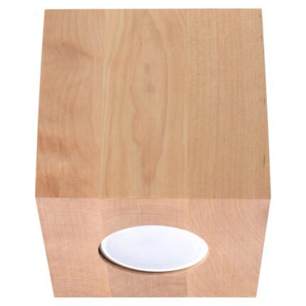 Quad Ceiling lamp natural wood