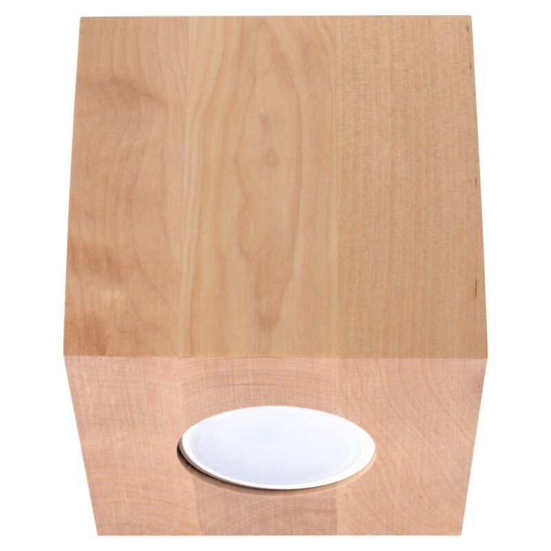Quad Ceiling lamp natural wood
