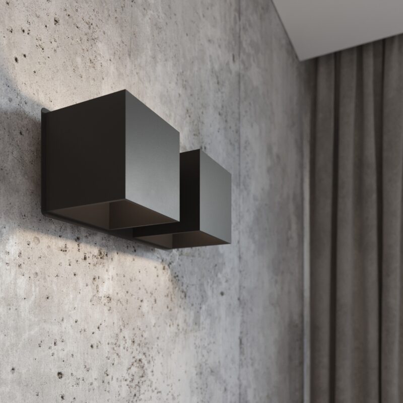 Quad Wall lamp 2 black Image 9