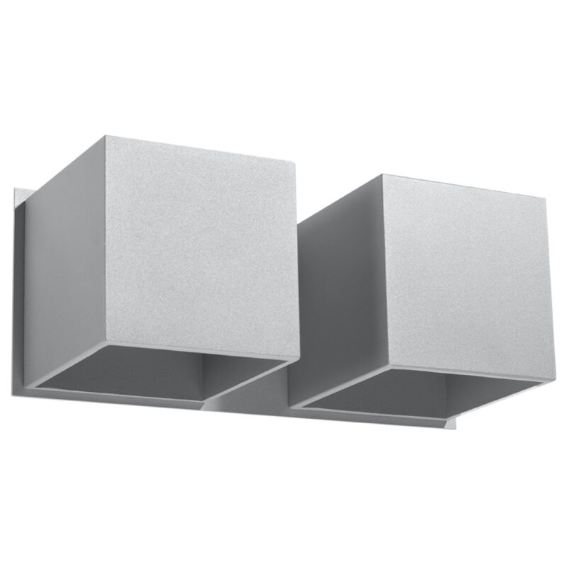 Quad Wall lamp 2 grey