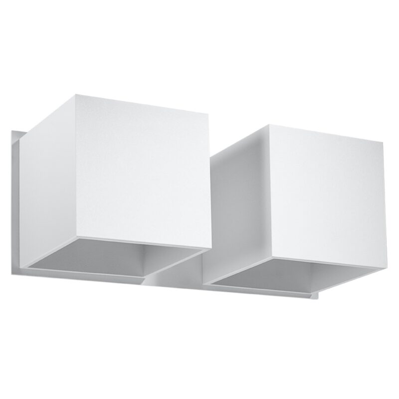 Quad Wall lamp 2 white