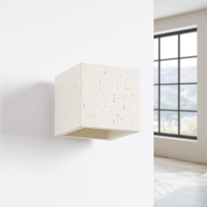 Quad Wall lamp concrete beige Image 2
