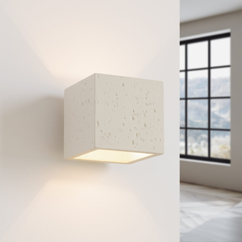 Quad Wall lamp concrete beige Image 3