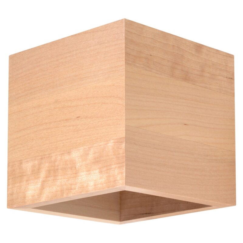 Quad Wall lamp natural wood