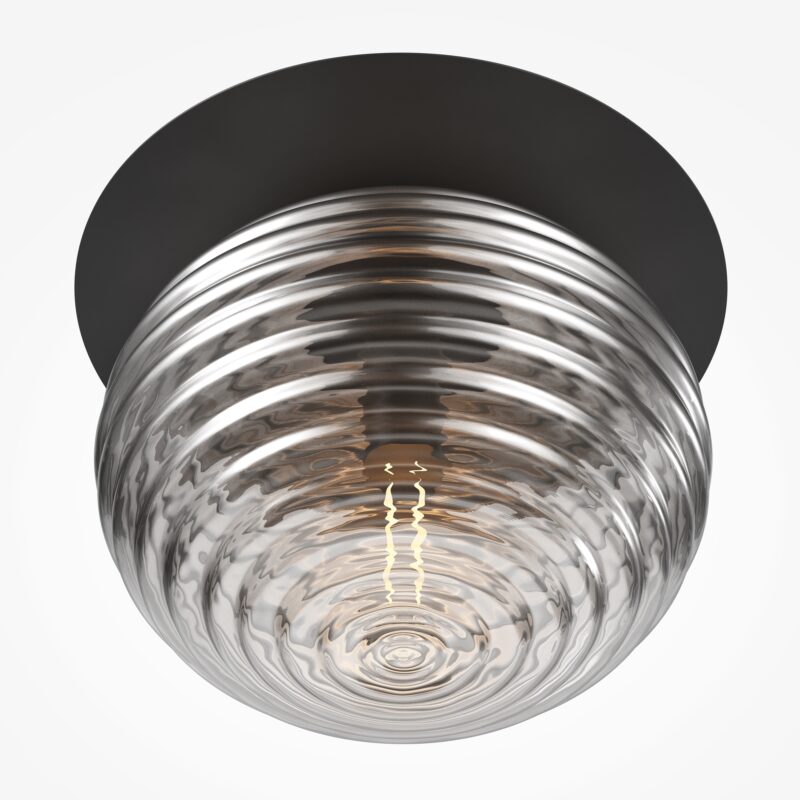 Reels Black Ceiling luminaire, Metal Image 4