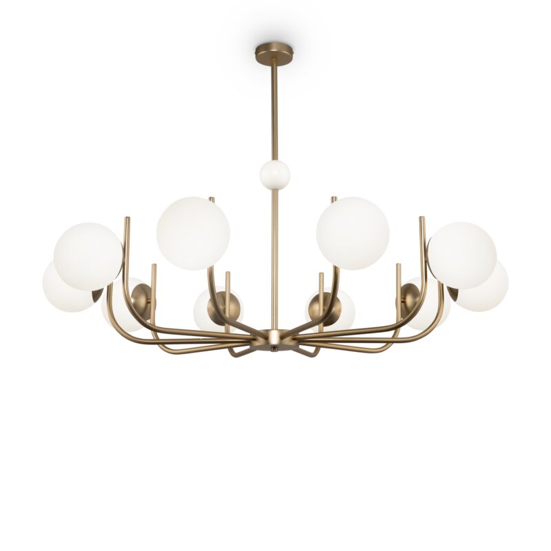 Rendez-vous Brass Pendant luminaire , Metal Image 2