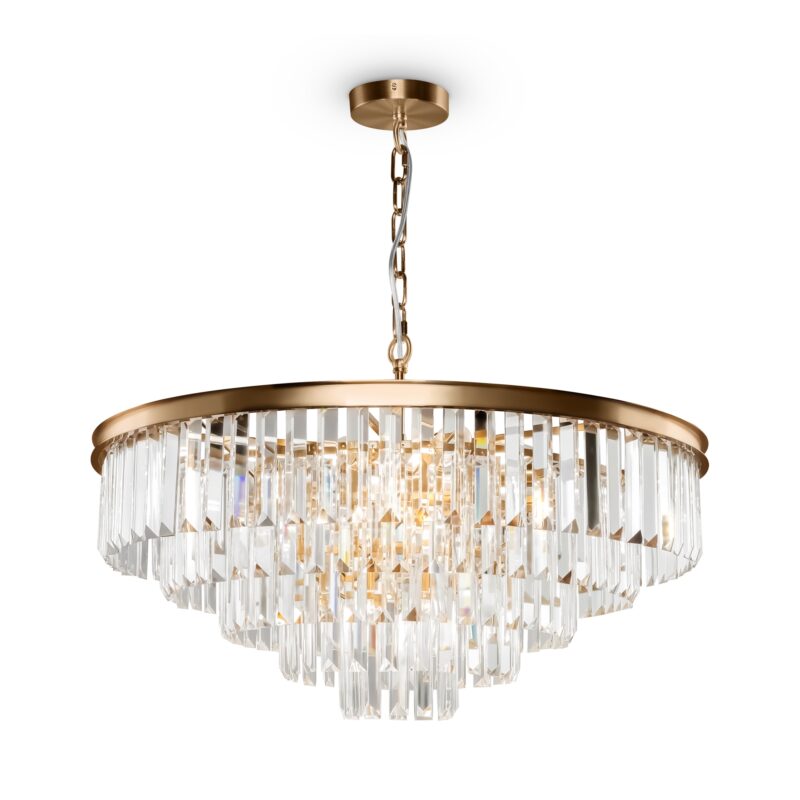 Revero Brass Pendant luminaire , Metal