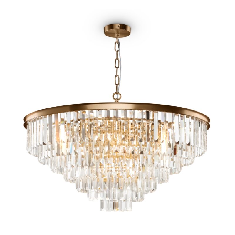 Revero Brass Pendant luminaire , Metal