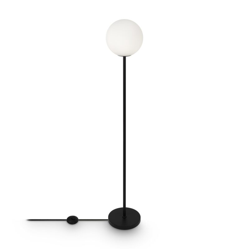 Ring Black Floor lamp, Metal Image 2