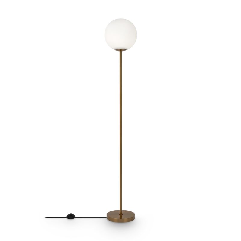 Ring Brass Floor lamp, Metal Image 3