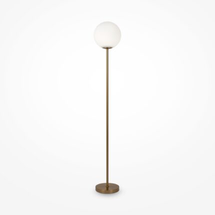 Ring Brass Floor lamp, Metal