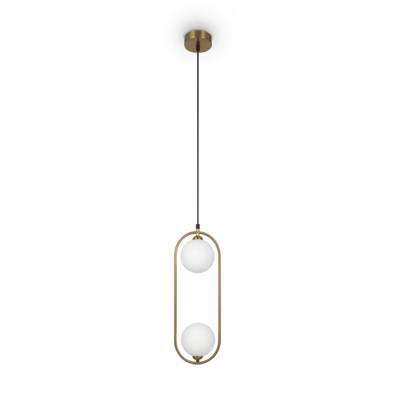 Ring Brass Pendant luminaire , Metal Image 3