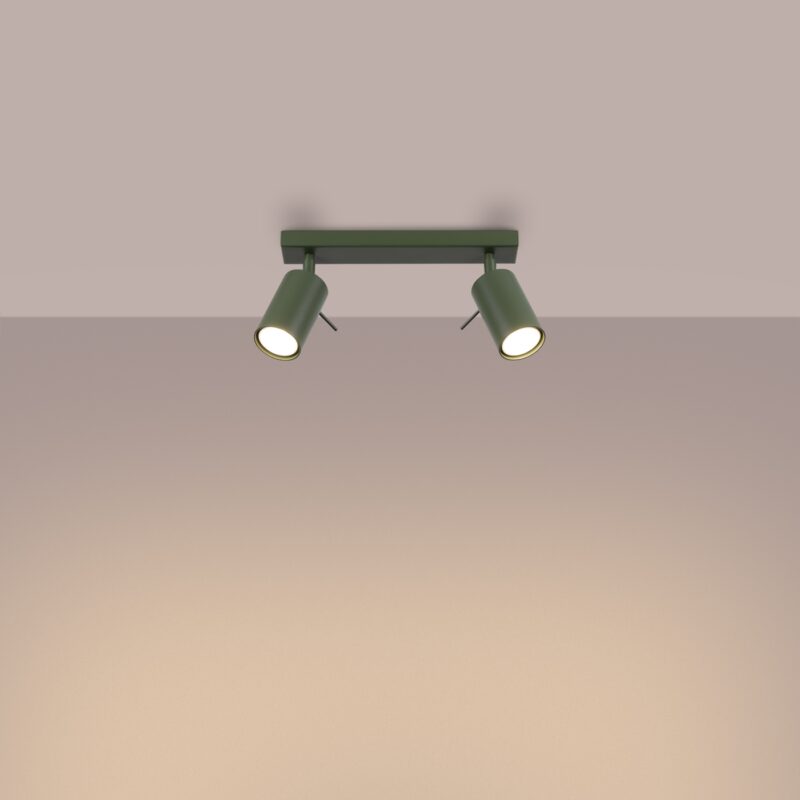 Ring Ceiling lamp 2 olive green Image 3