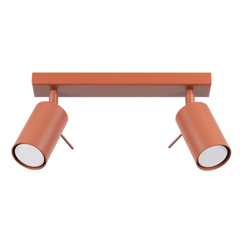 Ring Ceiling lamp 2 red ochra