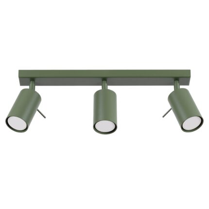 Ring Ceiling lamp 3L olive green