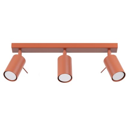 Ring Ceiling lamp 3L red ochra