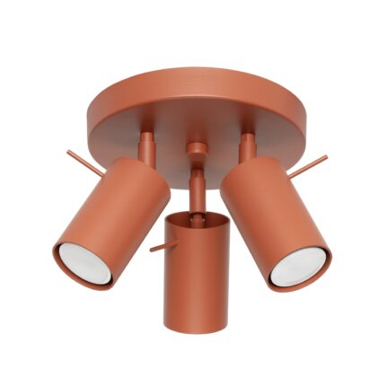 Ring Ceiling lamp 3P red ochra