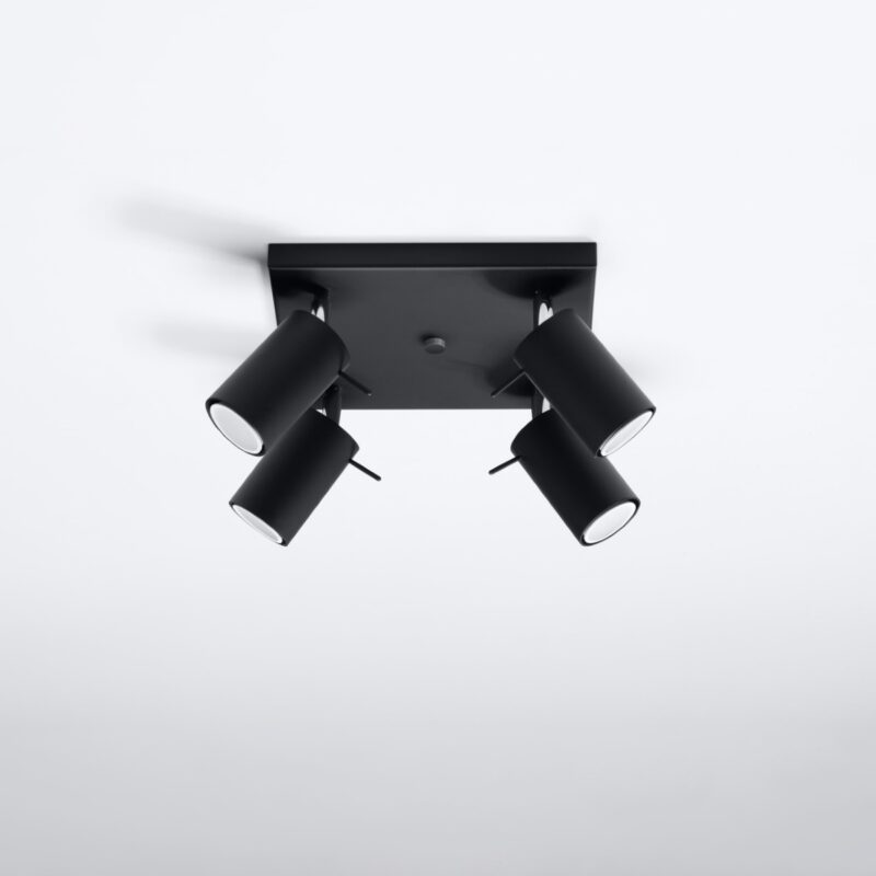 Ring Ceiling lamp 4 black Image 2