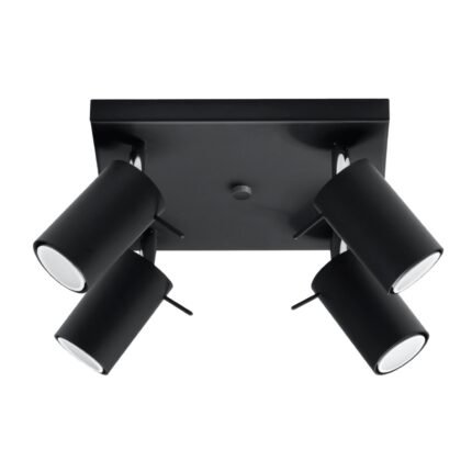 Ring Ceiling lamp 4 black