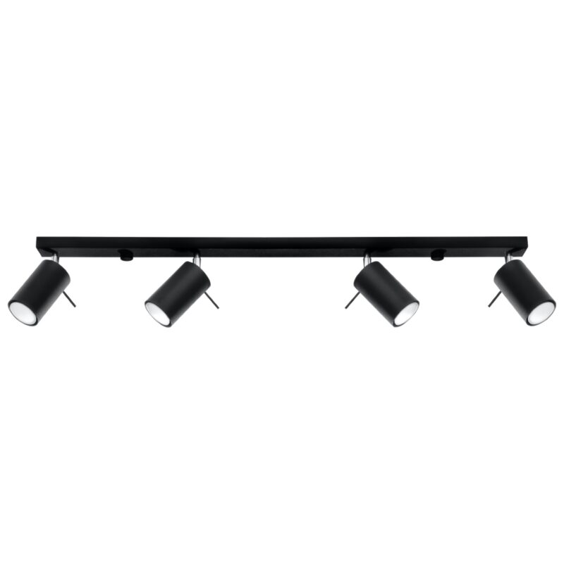 Ring Ceiling lamp 4L black