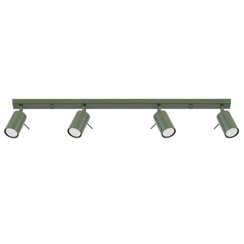 Ring Ceiling lamp 4L olive green