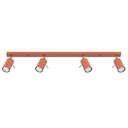 Ring Ceiling lamp 4L red ochra