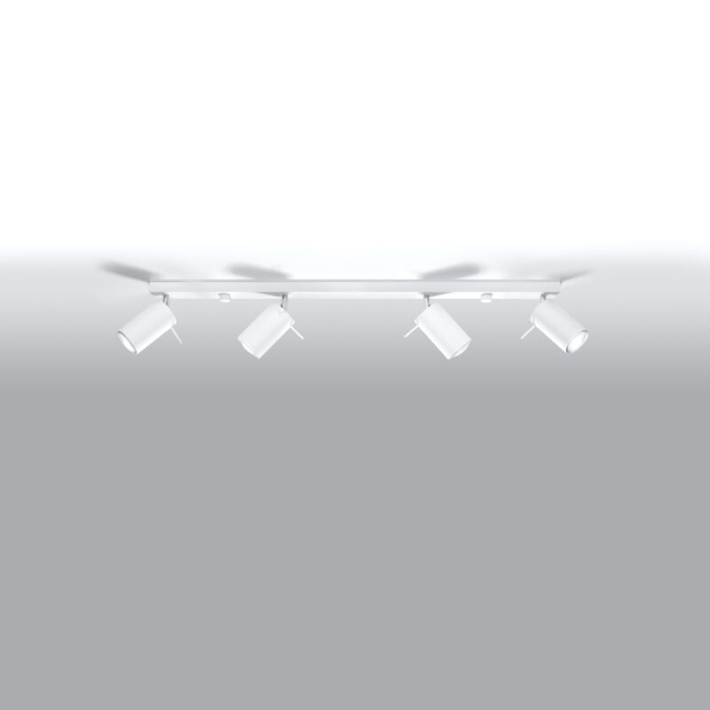 Ring Ceiling lamp 4L white Image 2