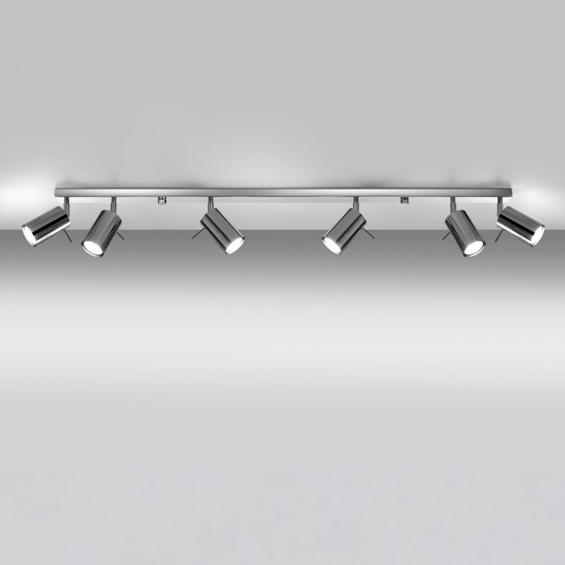 Ring Ceiling lamp 6L chrome Image 3