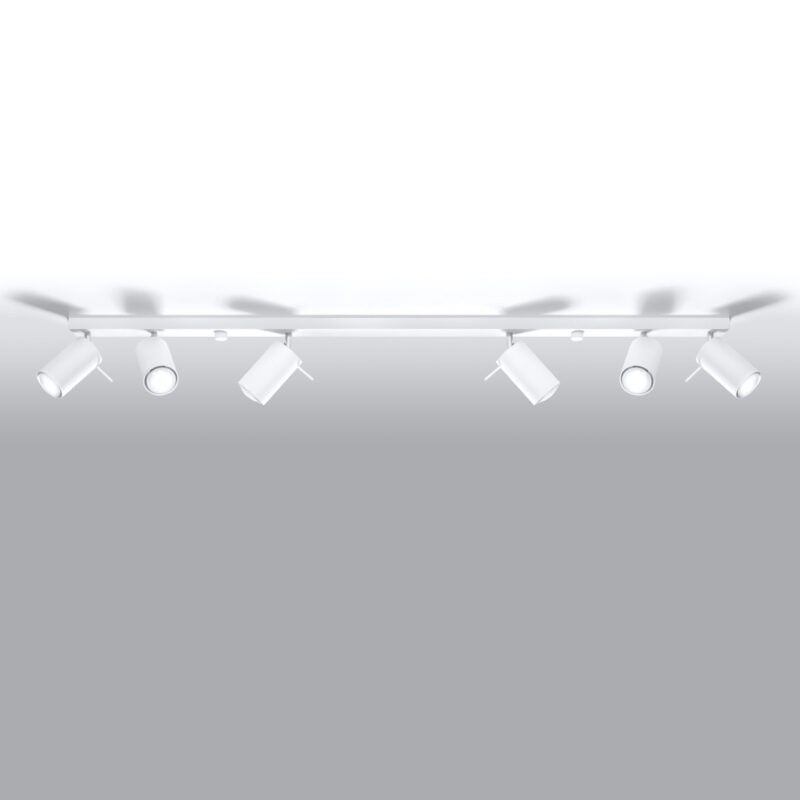 Ring Ceiling lamp 6L white Image 2