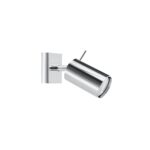 Oringo 1 Lamp Wall Spotlight, Chrome, Adjustable Head, Metal, 8cm Wide