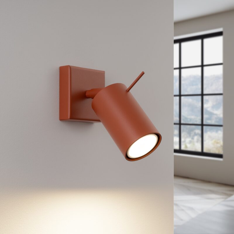 Ring Wall lamp red ochra Image 3