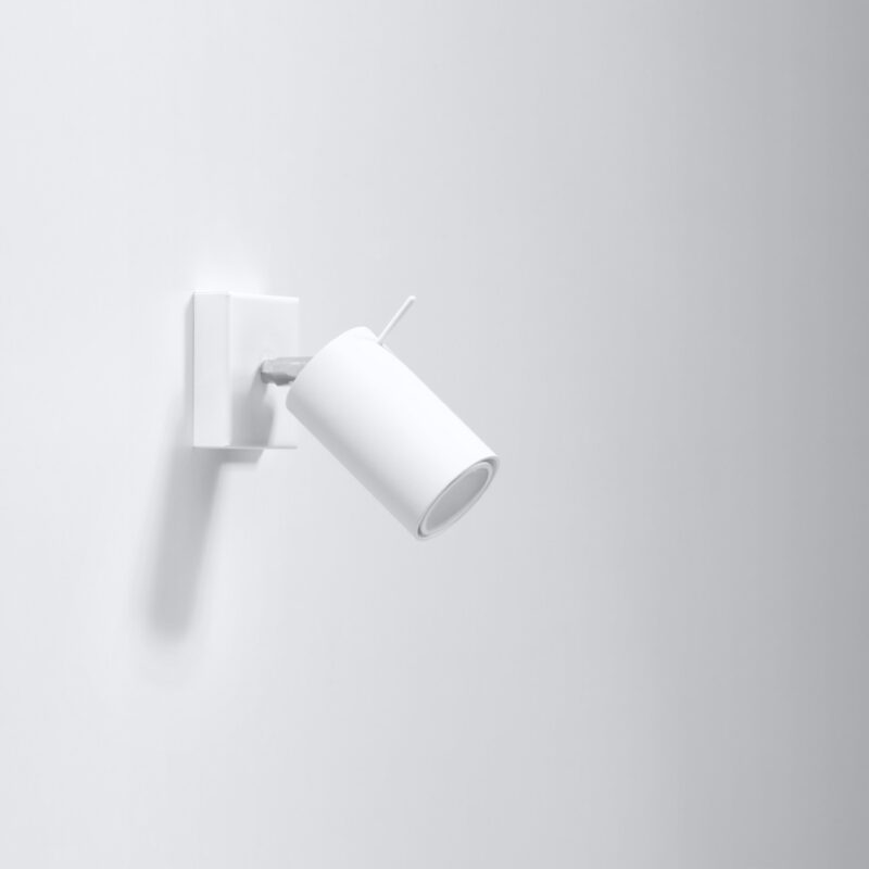 Ring Wall lamp white with a switch Image 2