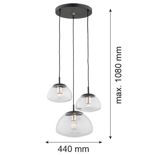 Rini Pendant Lamp 3 Lights Image 2