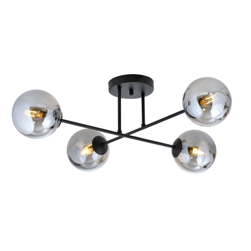 Rome 4 Bl GraFinton Ceiling Lamp