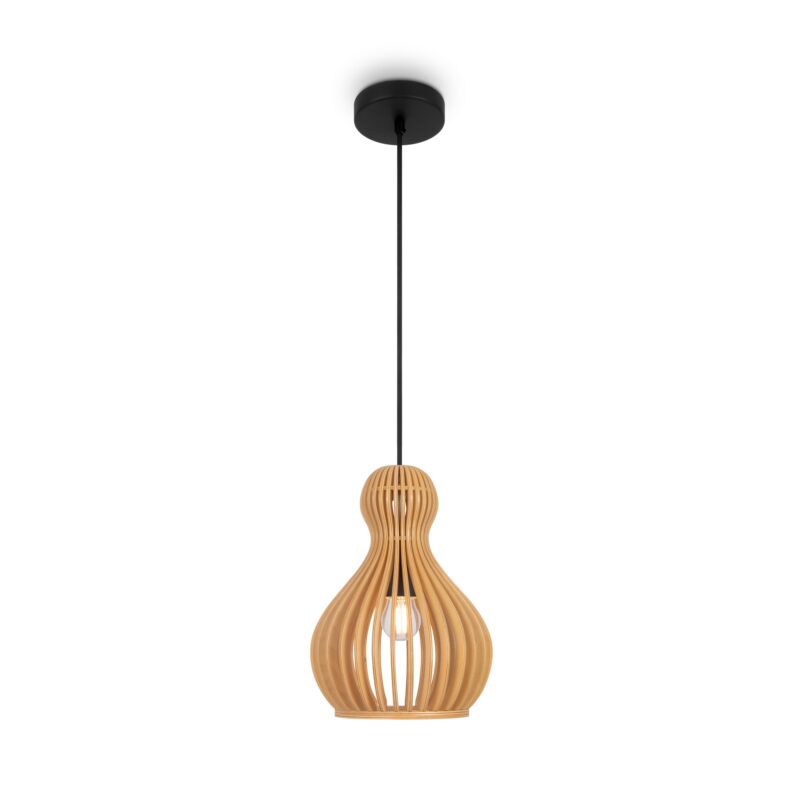 Roots Black Pendant luminaire , Metal