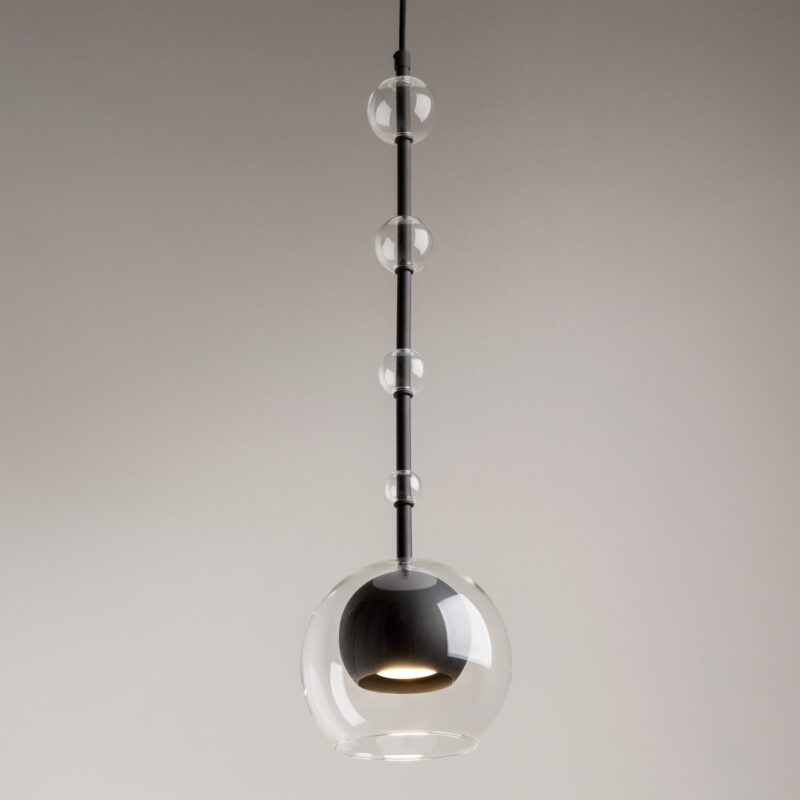 Ros Black Pendant luminaire , Metal Image 8
