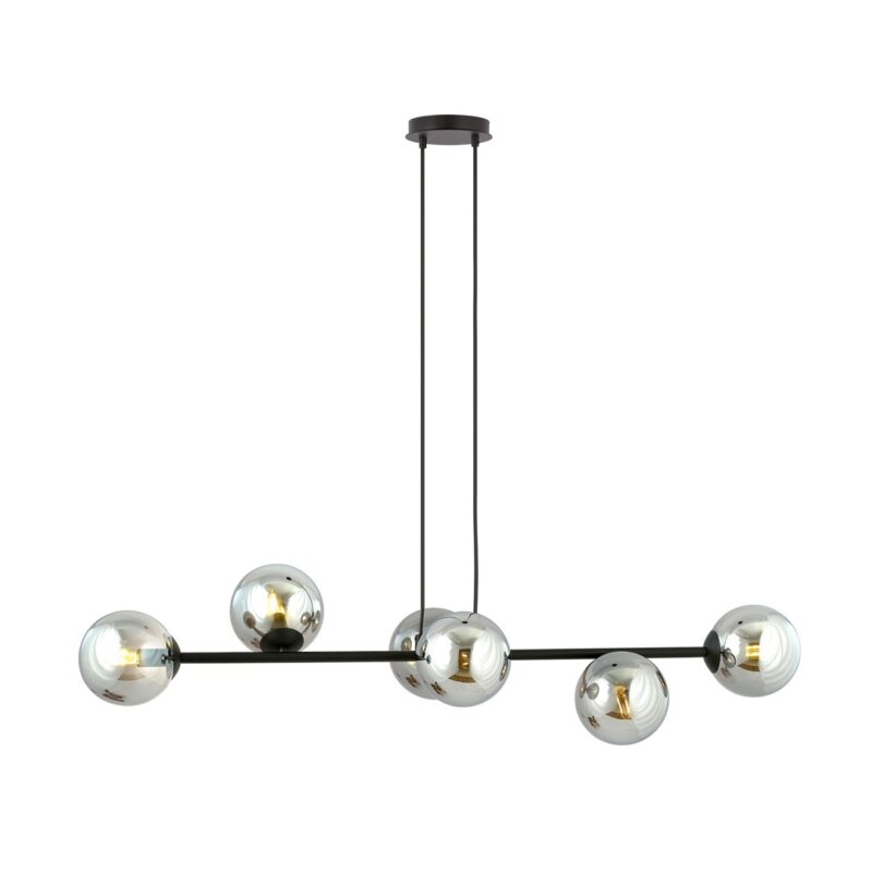 Rostin 6 Bl GraFinton Pendant Lamp