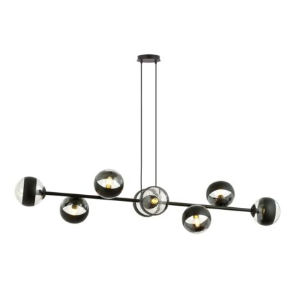 Rostin 8 Bl Stripe Pendant Lamp