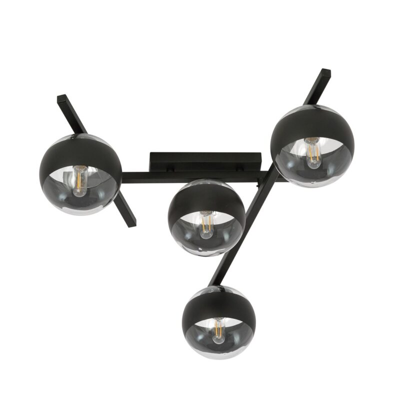 Samart 4 Black/Stripe Ceiling Lamp Image 2