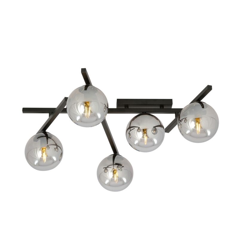 Samart 5 Black/GraFinton Ceiling Lamp